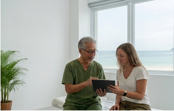 Tete Batu Medical Centre consultation room